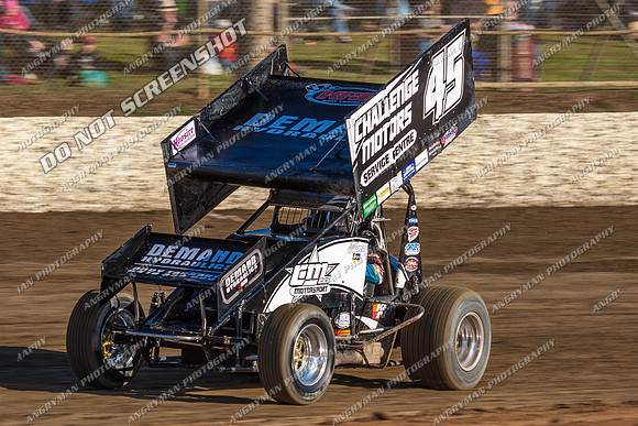 sprintcar 45 t45 kurt luttrell - 7 - Latrobe 17th Nov 2012
