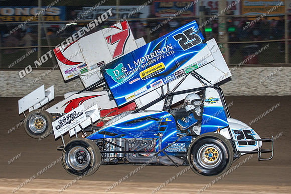sprintcar 25 anthony frost - 7 - Latrobe 17th Nov 2012-4