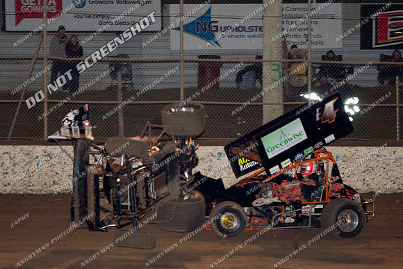 sprintcar 45 t45 kurt luttrell - 10 - Latrobe 8th Dec 2012-9