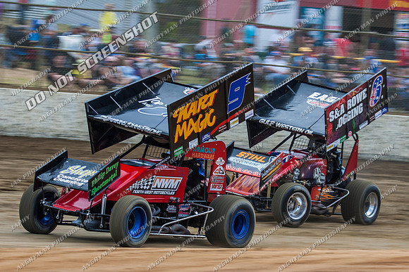 sprintcar 9 t9 chris johns - 10 - Latrobe 8th Dec 2012