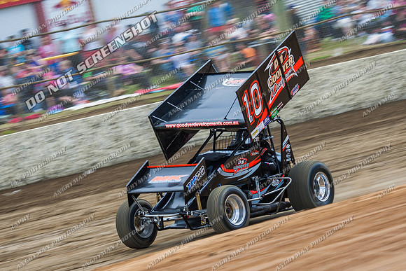 sprintcar 10 t10 callum zizek - 10 - Latrobe 8th Dec 2012