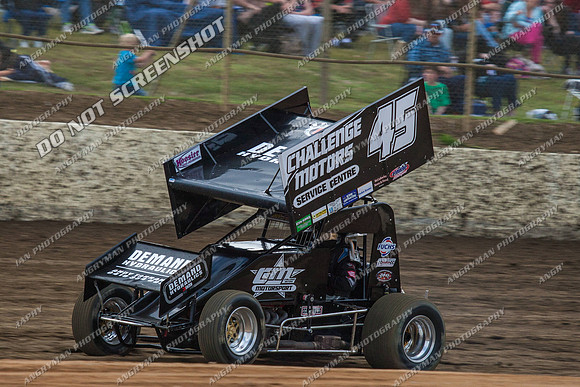 sprintcar 45 t45 kurt luttrell - 10 - Latrobe 8th Dec 2012