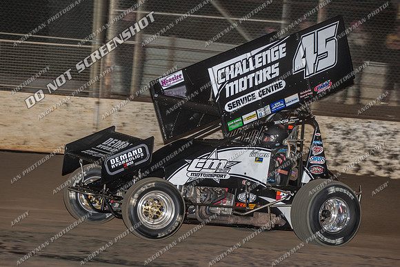 sprintcar 45 t45 kurt luttrell - 8 - Hobart 24th November 2012-7