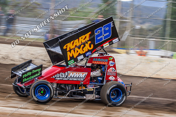 sprintcar 29 t29 robin dawkins - 8 - Hobart 24th November 2012