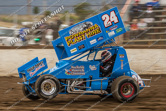sprintcar 24 t24 shaun robins - 8 - Hobart 24th November 2012