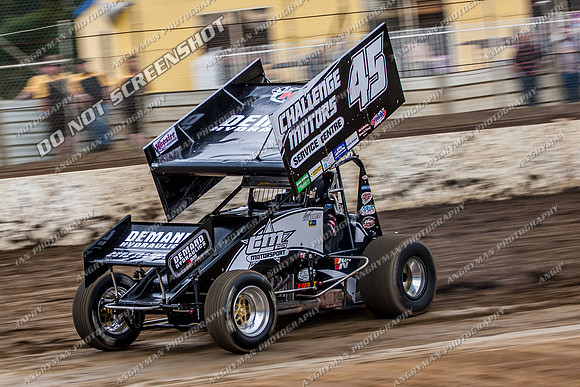 sprintcar 45 t45 kurt luttrell - 8 - Hobart 24th November 2012