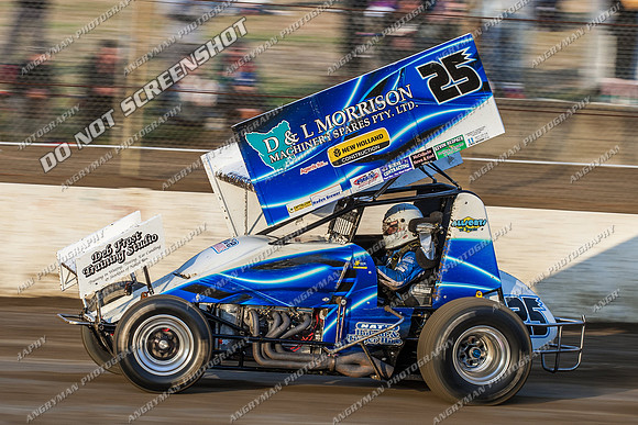 sprintcar 25 t25 anthony frost - 8 - Hobart 24th November 2012-7