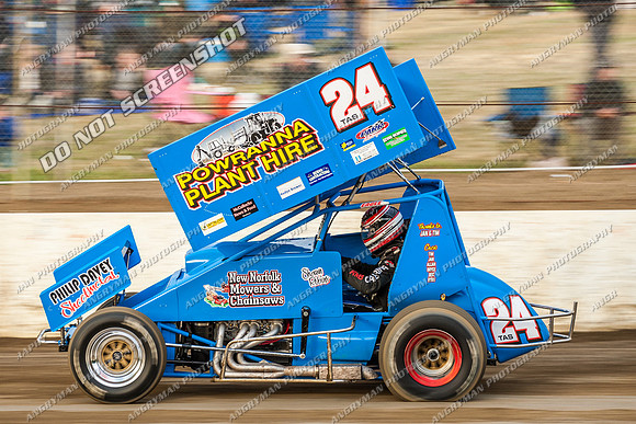 sprintcar 24 t24 shaun robins - 8 - Hobart 24th November 2012-6