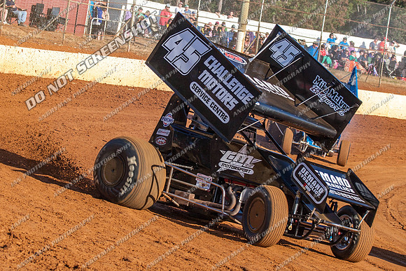 sprintcar 45 t45 kurt luttrell - 11 - Carrick 26th Dec 2012