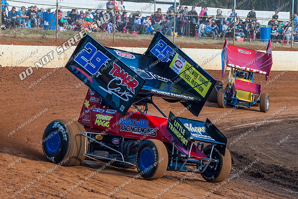 sprintcar 29 t29 robin dawkins - 11 - Carrick 26th Dec 2012