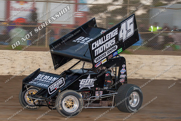 sprintcar 45 t45 kurt luttrell - 13 - Latrobe - 1st Jan 2013