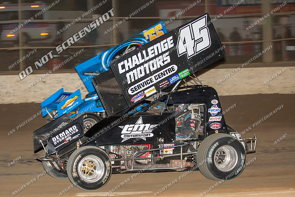sprintcar 45 t45 kurt luttrell - 13 - Latrobe - 1st Jan 2013-6
