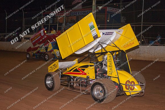 sprintcar 69 t69 michael parker - 14 - Carrick - 4th Jan 2013