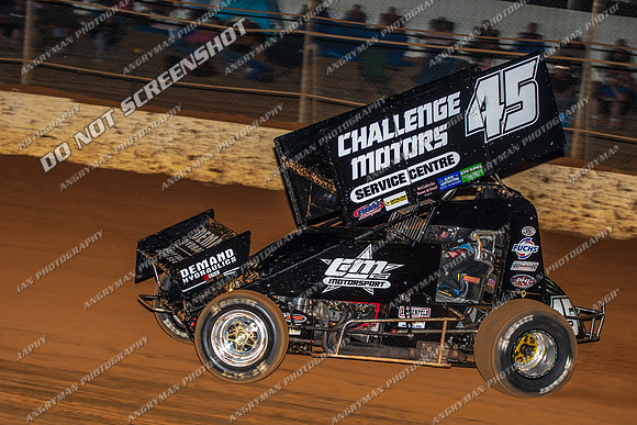 sprintcar 45 t45 kurt luttrell - 14 - Carrick - 4th Jan 2013-4