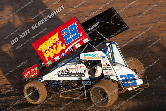 sprintcar 29 usa 29 bill rose - 14 - Carrick - 4th Jan 2013-2