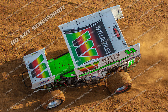 sprintcar 11 t11 Jason Redpath - 14 - Carrick - 4th Jan 2013