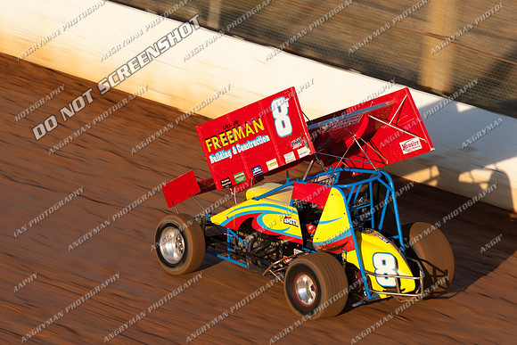 sprintcar 8 t8 t08 curt smith - 14 - Carrick - 4th Jan 2013-2