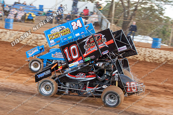 sprintcar 10 t10 callum zizek - 24 - Carrick - 9th Feb 2013-7