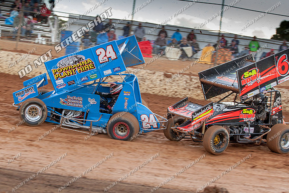 sprintcar 24 t24 shaun robins - 24 - Carrick - 9th Feb 2013-6