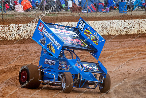 sprintcar 24 t24 shaun robins - 24 - Carrick - 9th Feb 2013-2