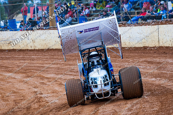 sprintcar 25 t25 anthony frost - 24 - Carrick - 9th Feb 2013