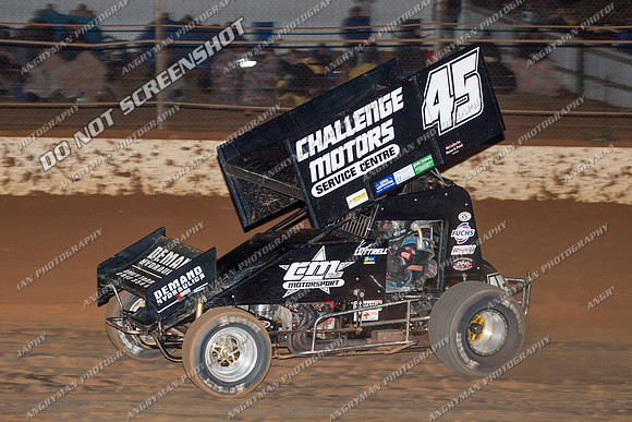 sprintcar 45 t45 kurt luttrell - 24 - Carrick - 9th Feb 2013-10