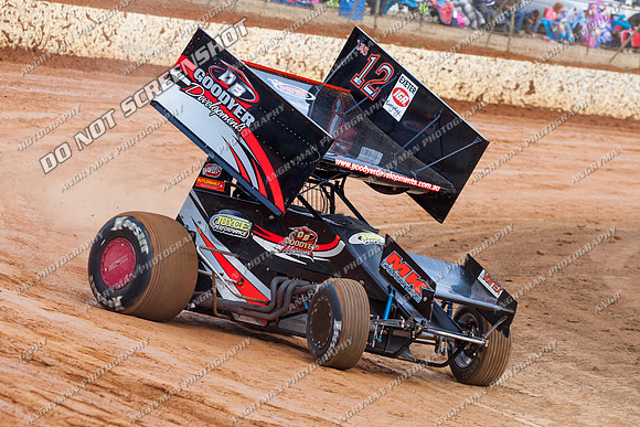 sprintcar 12 adrian redpath - 24 - Carrick - 9th Feb 2013-2