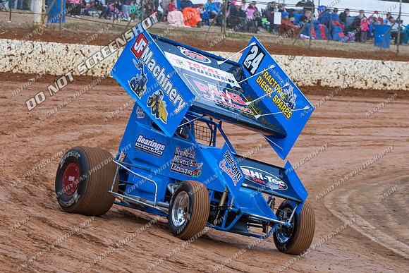 sprintcar 24 t24 shaun robins - 24 - Carrick - 9th Feb 2013