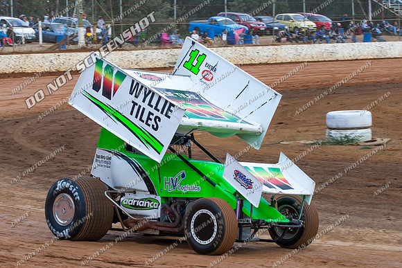 sprintcar 11 t11 Jason Redpath - 24 - Carrick - 9th Feb 2013