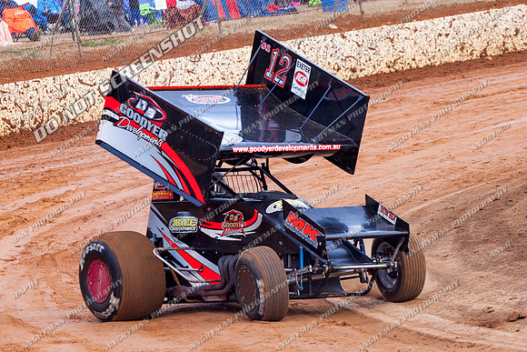 sprintcar 12 adrian redpath - 24 - Carrick - 9th Feb 2013