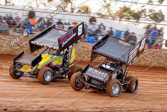 sprintcar 45 t45 kurt luttrell - 24 - Carrick - 9th Feb 2013-3