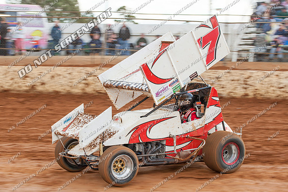 sprintcar 7 t7 tim hutchins - 24 - Carrick - 9th Feb 2013-9