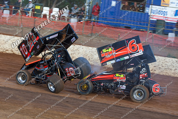 sprintcar 10 t10 callum zizek - 24 - Carrick - 9th Feb 2013-9