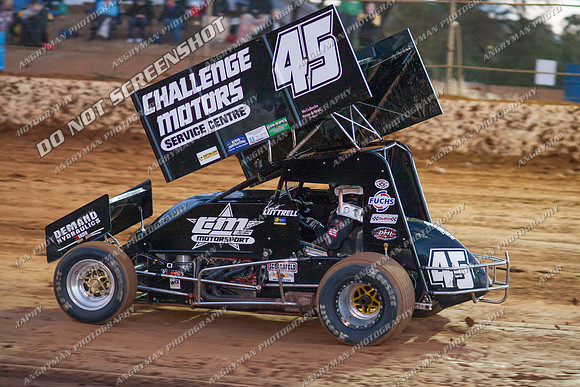 sprintcar 45 t45 kurt luttrell - 24 - Carrick - 9th Feb 2013-7