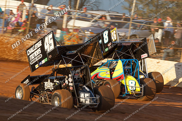 sprintcar 45 t45 kurt luttrell - 24 - Carrick - 9th Feb 2013-6