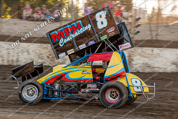 sprintcar 8 t8 t08 curt smith - 25 - Hobart - 16th Feb 2013