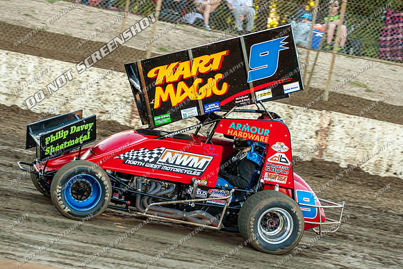 sprintcar 9 t9 chris johns - 25 - Hobart - 16th Feb 2013
