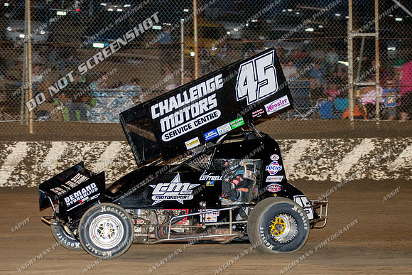 sprintcar 45 t45 kurt luttrell - 25 - Hobart - 16th Feb 2013-9