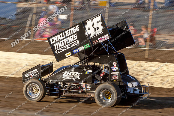 sprintcar 45 t45 kurt luttrell - 25 - Hobart - 16th Feb 2013-6