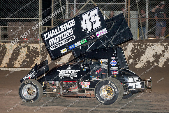 sprintcar 45 t45 kurt luttrell - 25 - Hobart - 16th Feb 2013-11