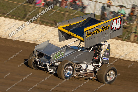 sprintcar 46 t46 tj kirkpatrick - 27 - Latrobe 1st March 2013