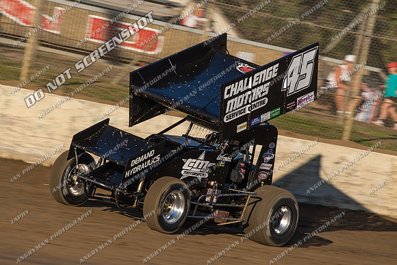 sprintcar 45 t45 kurt luttrell - 27 - Latrobe 1st March 2013