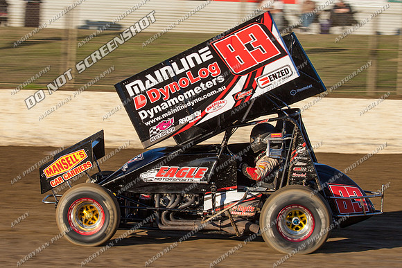 sprintcar 83 q83 dave murcott - 27 - Latrobe 1st March 2013-8
