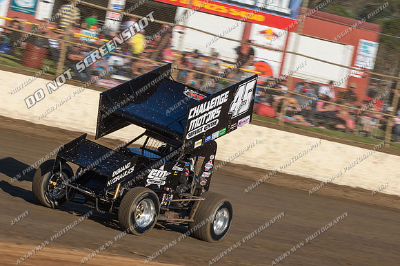 sprintcar 45 t45 kurt luttrell - 28 - Latrobe - 2nd March 2013