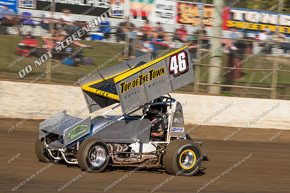 sprintcar 46 t46 tj kirkpatrick - 28 - Latrobe - 2nd March 2013