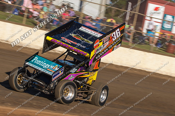 sprintcar 36 v36 shaun dobson - 28 - Latrobe - 2nd March 2013