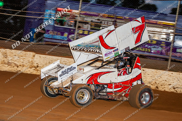 sprintcar 7 t7 tim hutchins - 29 - Carrick - 9th March 2013-4
