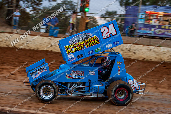 sprintcar 24 t24 shaun robins - 29 - Carrick - 9th March 2013-5
