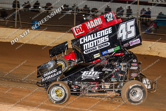 sprintcar 45 t45 kurt luttrell - 29 - Carrick - 9th March 2013-9