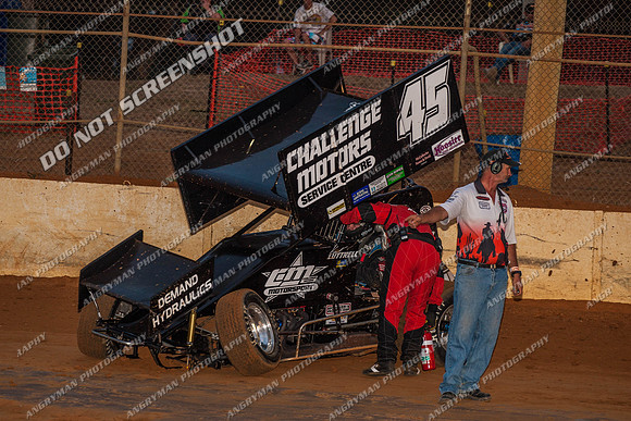 sprintcar 45 t45 kurt luttrell - 29 - Carrick - 9th March 2013-8